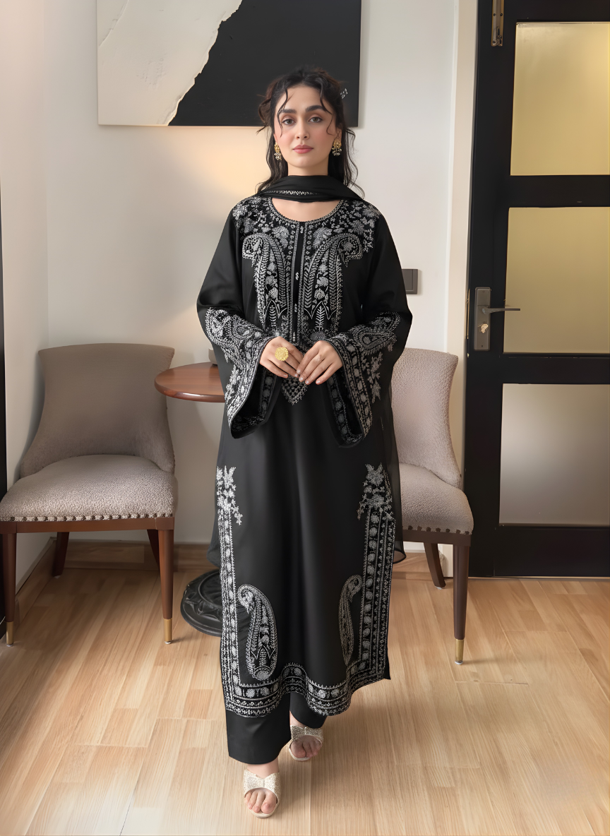 NOOR | 3 PC PRET – LS02