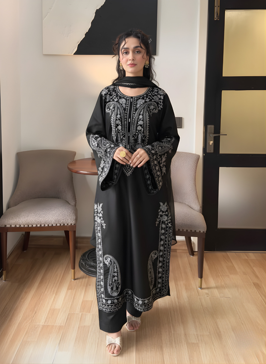 Alize Black 3pcs Embroidery